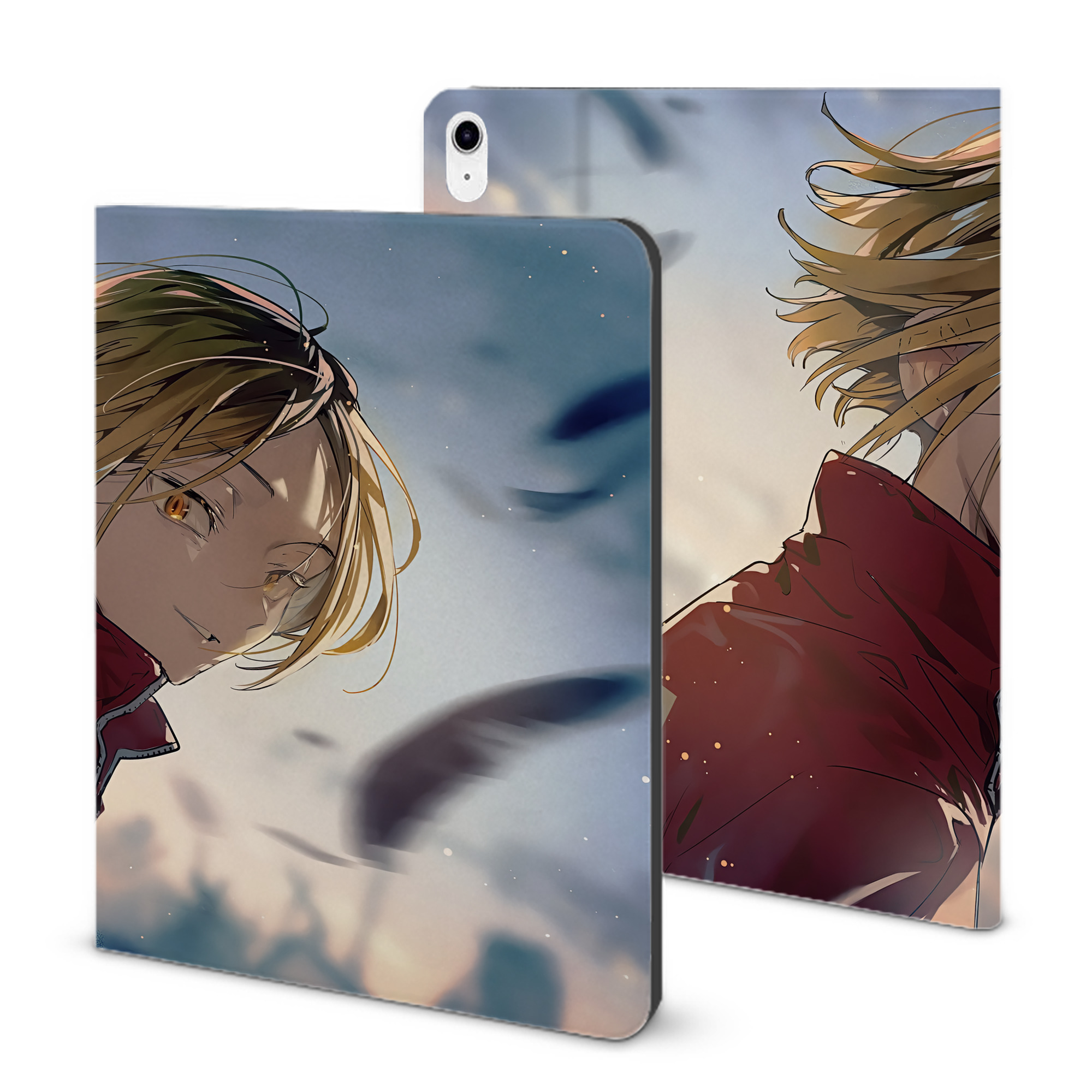 （画像用） ハイキュー!! Haikyu!! IPad ケース ブック型 PUレザー TPU 耐衝撃 軽量 薄型 ペン収納なし 全面保護 IPad 各モデル対応